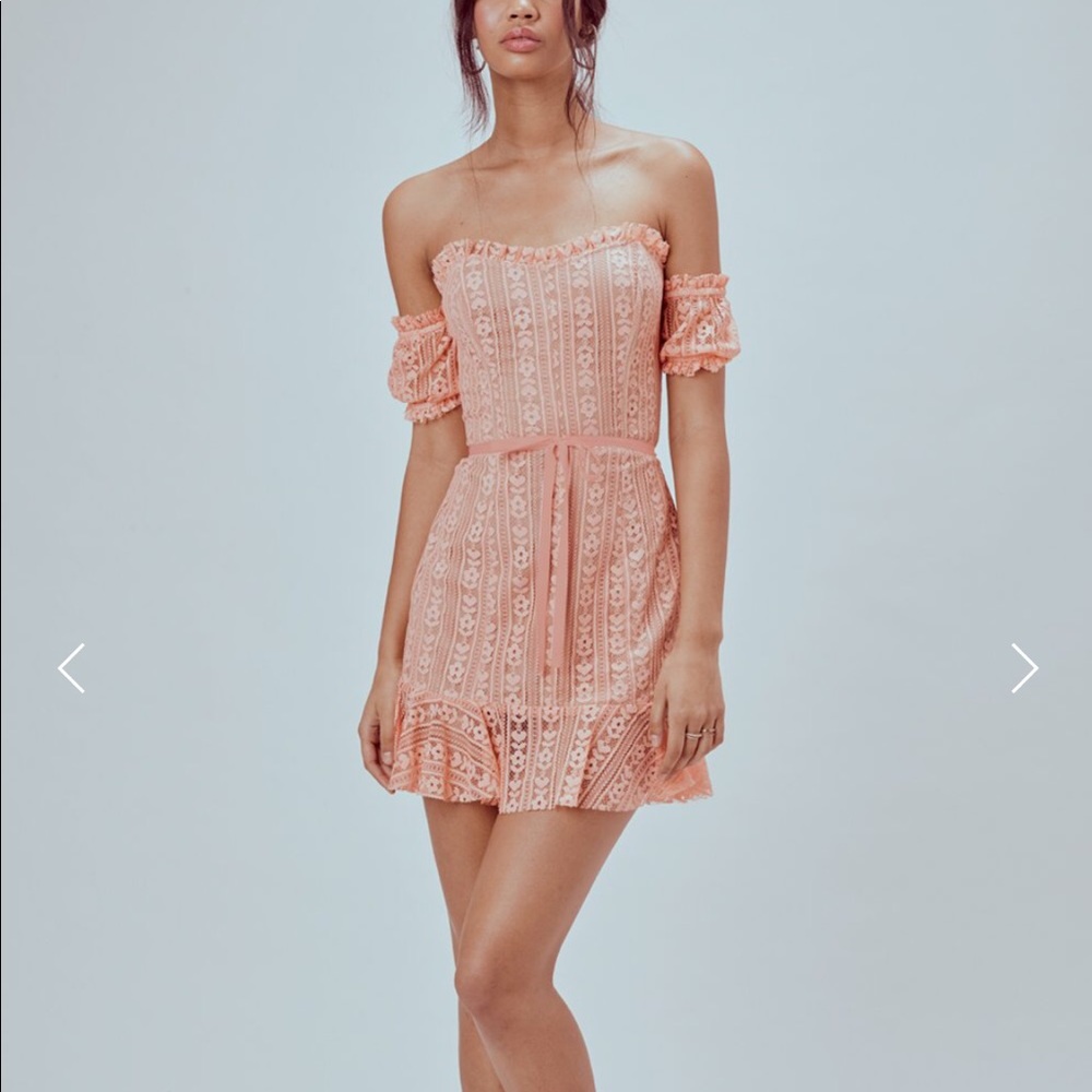 For Love And Lemons Dakota Lace Mini Dress
